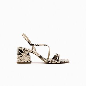 Zara snakeskin heels